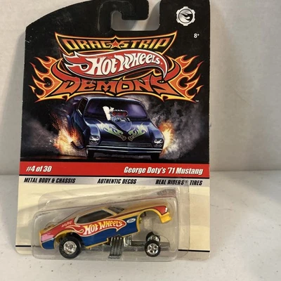 2008 Hot Wheels Drag Strip Demons 4/30 GEORGE DOTY'S 71 MUSTANG  - Image 1 of 4