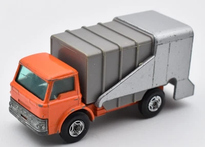 Matchbox Superfast MB7 Ford Refuse Truck orange. Lesney England - Image 1 of 4