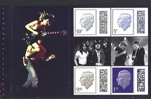 GREAT BRITAIN 2025 AC DC PRESTIGE BOOKLET PANE UNMONTIERT POSTFRISCH, POSTFRISCH - Bild 1 von 1