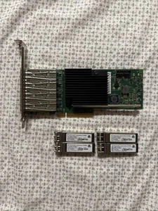 Intel X710-DA4 Quad Port 10Gbe SFP+ PCIe x8 Ethernet Network Adapter - Zdjęcie 1 z 5