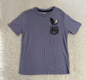 Old Navy Boys Purple Short Sleeve Pocket T-shirt Size L (10-12) - Picture 1 of 2