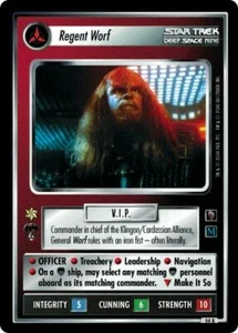 Star Trek CCG MM Spiegel Spiegel Regent Worf 94R - Bild 1 von 1