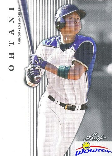 2018 Leaf Premier Shohei Ohtani Rookie Card #PR4 - LA Dodgers, Mint Condition, Exclusive RC