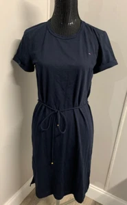 New Tommy Hilfiger Dress Long Blue S Women's A66 - Picture 1 of 6