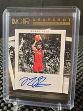 2022-23 Noir Max Strus Snapshot Signatures Autograph Auto Heat