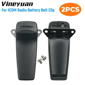 2 piezas clip de cinturón walkie talkie para ICOM BP-209 BP-210 BP-222 BP-209N BP-210N IC-A6 - Imagen 1 de 12