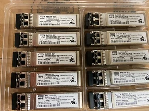 845398-B21 HPE 25GB SFP28 SR 100M TRANSCEIVER 849442-001 FTLF8536P4BCL-HP - Picture 1 of 2