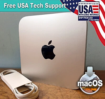 Apple Mac Mini Desktop 2014-2018 model A1347 Catalina OS 2.6GHz 8GB RAM 1TB HDD - Image 1 of 4