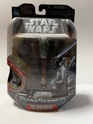 Transformers Star Wars Crossovers Obi-Wan Kenobi Jedi Starfighter *New *Rare - Image 1 of 2