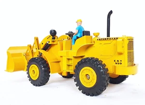 Stelco Germany 1:25 CAT CATERPILLAR 950 WHEEL LOADER DIGGER SHOVEL 30cm Mint`76 - Picture 1 of 13