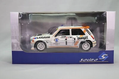 LJ684 SOLIDO S1850005 1/18 Renault Maxi S Turbo 1986 WRC 19e rallye Armor 1 - Photo 1/4