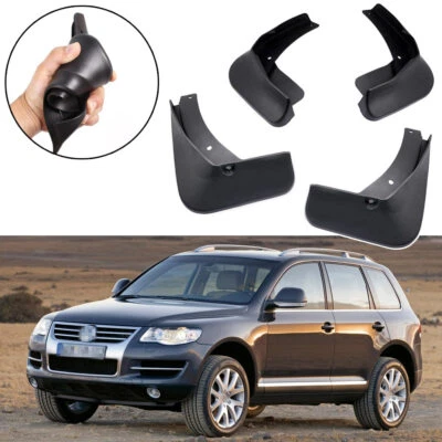 4 guardabarros guardabarros guardabarros guardabarros coche para Volkswagen Touareg 2007-2010 Foto 1 de 4
