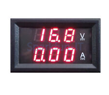 DC 10A 100V Red+Red LED Voltmeter Ammeter Panel Amp Dual Gauge LED Voltage Meter
