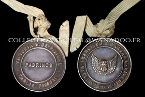 Victoria S. de Pidival Padrinos 13 07 1878 Médaille avec ruban - Imagen 1 de 1
