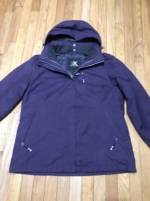 M Plum Zeroxposur Women's Plush Lined Soft Shell Hooded Jacket - Image 1 of 4