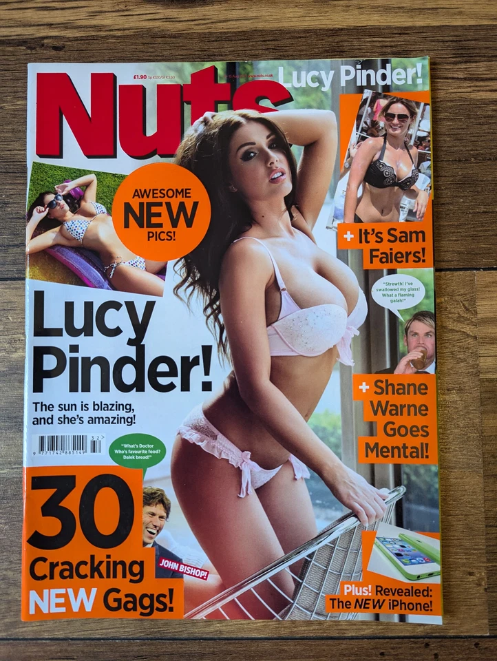 Nuts Magazine 2013 Lucy Pinder, Sam Faiers, Shane Warne, 30 New Gags - Image 1 of 1