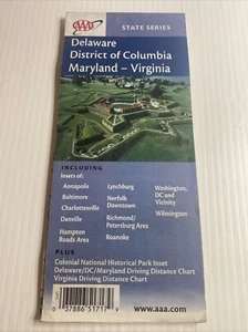 AAA Road Map Delaware, District Of Columbia, Maryland – Virginia 2002￼ - Picture 1 of 4