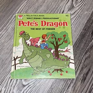 1977 Whitman Tell-A-Tale Book Pete’s Dragon The Best Of Friends - Imagen 1 de 6