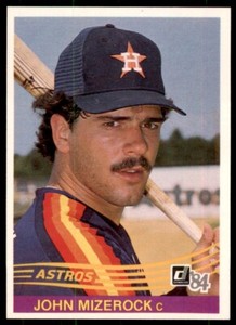 1984 Donruss John Mizerock . Houston Astros #380