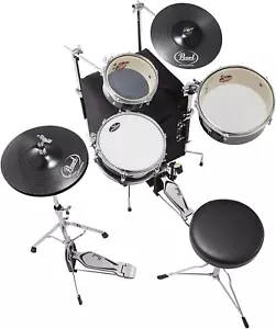 Pearl Compact Drum Rhythm Traveler Black Box RT-703/C Brand NEW - Picture 1 of 9