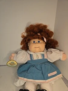 Vintage Cabbage Patch Talking Kids Doll 1987 Red Hair Blue Eyes Sound READ - Picture 1 of 18