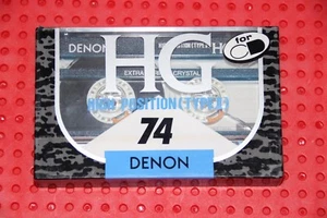 CINTA DE CASETE BLANCA DENON HG 74 TIPO I (1) (SELLADA) - Imagen 1 de 3