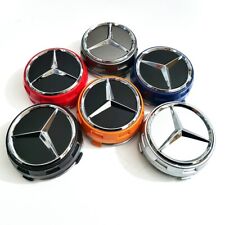 Produktbild - 4X Für Mercedes Benz AMG A45 CLA45 C63 GLA45 G63 Nabendeckel Radkappen Abdeckung