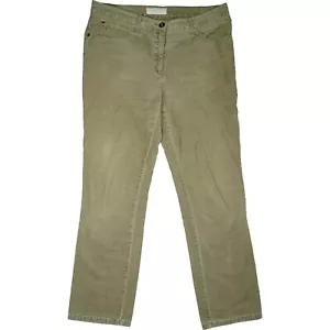 BRAX Mary Damen Stretch Jeans Straight Velvet Samt Nicki 40K W31 L28 beige weich - Bild 1 von 5