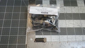7/16-14x1" Square Head Set Screw Cup Point Black Plain Finish Lot of 15 - Picture 1 of 5
