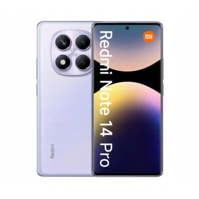 Cellulare Smartphone Xiaomi Redmi Note 14 Pro 4G 6,67" 8+256GB Dual Sim PURPLE - Immagine 1 di 4