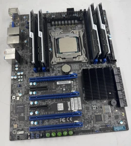 SUPERMICRO C7X99-OCE-F ATX LGA 2011-3 Intel i7-5930K @3.50GHz 32Gb DDR4 RAM - Bild 1 von 4