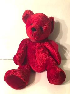 STOFFBÄR ROT TRI RUSS FÜR ZIELSCHEIBE 90er JAHRE - Bild 1 von 5