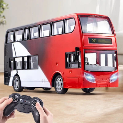 Rc Double Decker Bus Remote Control Bus Girls Boys TOUR BUS （RED） - Image 1 of 4