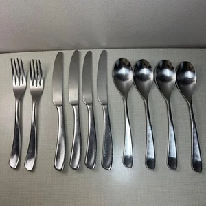 Menge 10 Cambridge Blake Satin Edelstahl 4 Suppenlöffel, 2 Tafelgabel, 4 Messer - Bild 1 von 11