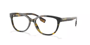 Anteojos BURBERRY ESME BE 2357 3981 a cuadros superiores/marco marrón a rayas 52-16-140 - Imagen 1 de 4