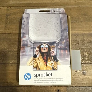 HP Sprocket 200 Zink Bluetooth Photo Printer grey- Faulty read description - Picture 1 of 4