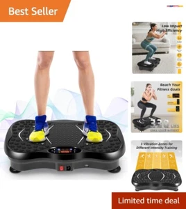 Healthy Living Vibration Plate with Bluetooth & 330lb Weight Limit - Slim Design - Picture 1 of 8
