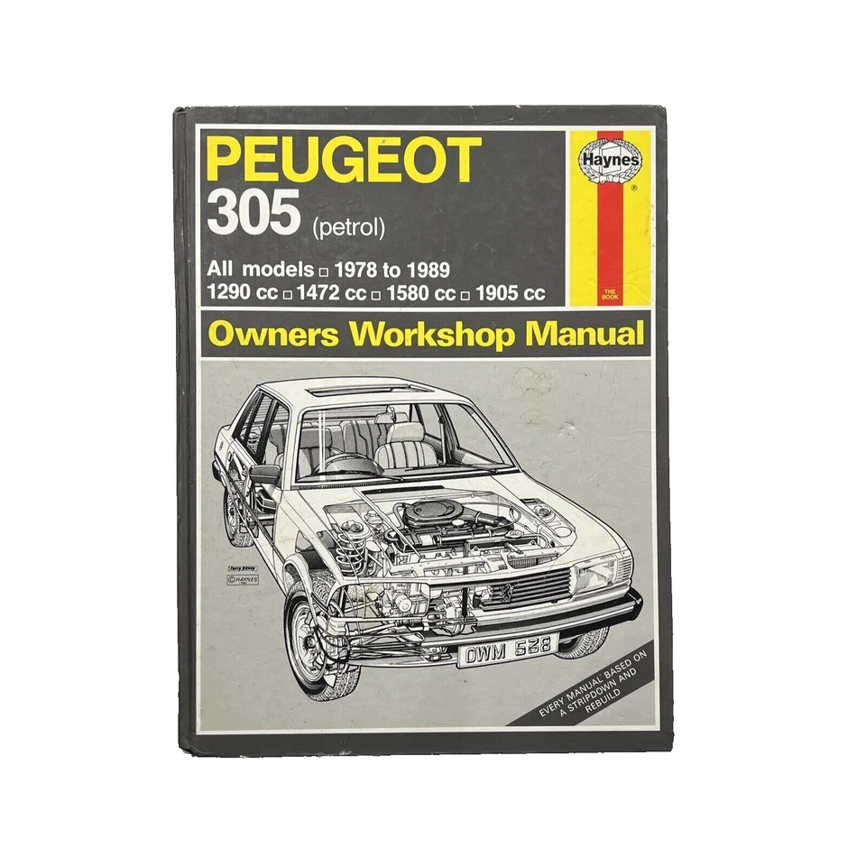 Peugeot 305 Petrol 1978 To 1989 Owners Workshop Manual  - Image 1 of 1