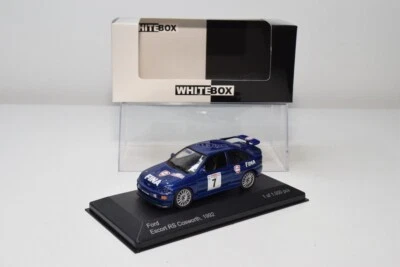 B21 1:43 WHITEBOX WHITE BOX WB038 FORD ESCORT RS COSWORTH MET. MIB RALLY BLU - Immagine 1 di 4