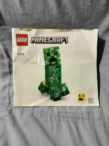 LEGO Minecraft 21276 Creeper BigFig solo manual de instrucciones - Imagen 1 de 1