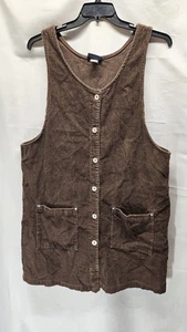 Womens Faded Glory Size 18/20 Brown Cordury Jumper - Picture 1 of 5