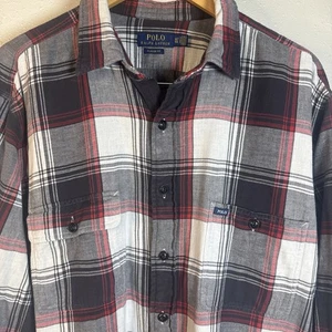 Polo Ralph Lauren Men's Flannel Check Multicolor Shirt XL Tall Classic Fit - Picture 1 of 12