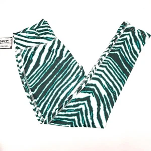 ZUBAZ SCHWARZ & JADE ZEBRA-STREIFEN LEGGINGS - GRÖSSE MED - NEU MIT ETIKETT - Bild 1 von 14