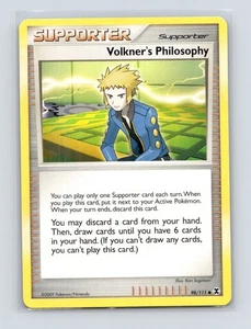 Pokémon TCG Volkner's Philosophy 98/111 Rising Rivals Normal LP - Picture 1 of 2