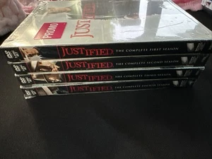 Justified Complete Series Seasons 1-4 DVD Timothy Olyphant Brand New Sealed - Picture 1 of 1
