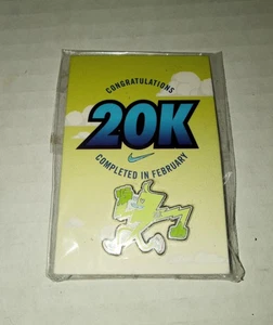 NIKE GO RUN 20K PIN LIMITED EDITION ABGESCHLOSSEN IM FEBRUAR CHALLENGE NRC RUN CLUB - Bild 1 von 2