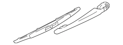 Conjunto de brazo limpiaparabrisas trasero genuino Nissan 13-14 Murano 17 Armada 14-17 Quest 28780- Foto 1 de 2