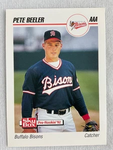1992 Buffalo Bisons-SkyBox Minor League Baseballkarte #27-Pete Beeler - Bild 1 von 1