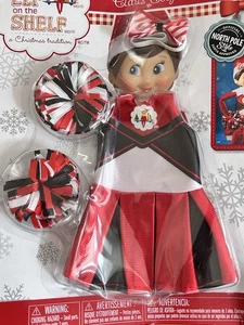 THE ELF ON THE SHELF CLAUS COUTURE ABITI CHEERLEADER OUTFIT NUOVO TARGET - Foto 1 di 5