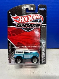 1/64 HOT WHEELS GARAGE REAL RIDERS 05/20 1967 FORD BRONCO BLUE & WHITE TOP - Bild 1 von 3